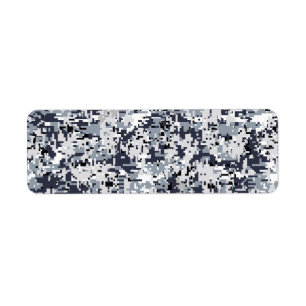 Camouflage numérique en argent de style urbain