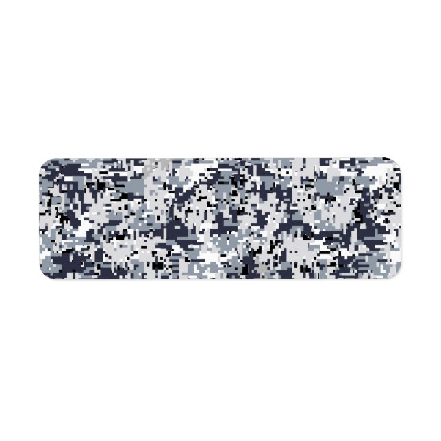 Camouflage numérique en argent de style urbain (Devant)