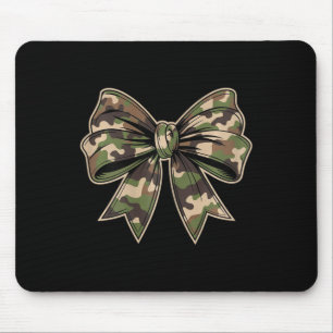 Camouflage Old Camo Bow Camo Coquette Bow Hunting Mouse Pad