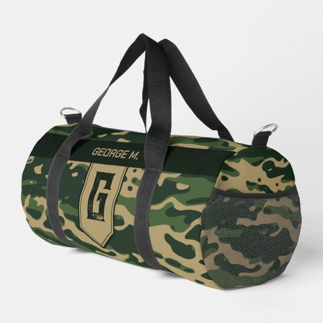 Camouflage Pattern Duffel bag for Man/Father (Right Corner)