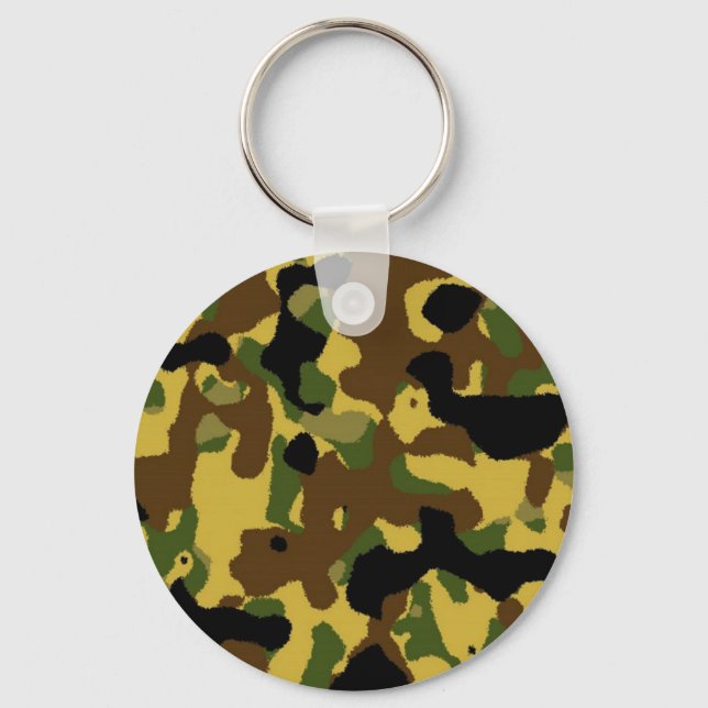 camouflage Pattern Keychain (Front)
