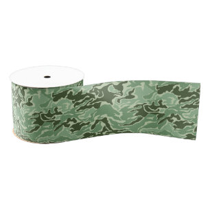 Camouflage Pattern Ribbon Grosgrain Ribbon