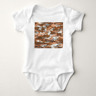 Camouflage Polka Dot: Abstract Seamless. Baby Bodysuit