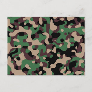 Camouflage Postcard