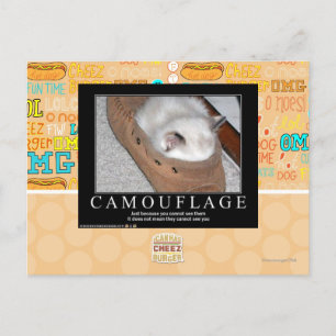 Camouflage Postcard