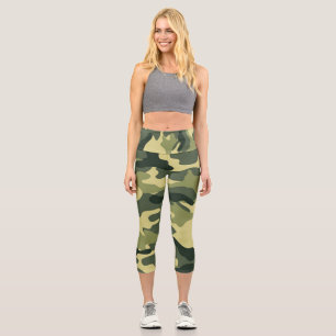 Camouflage print leggings
