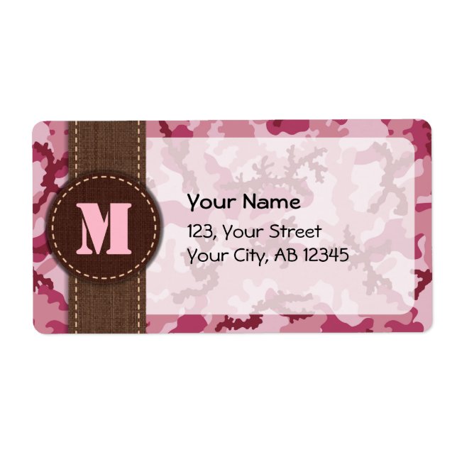 Camouflage rose (Devant)