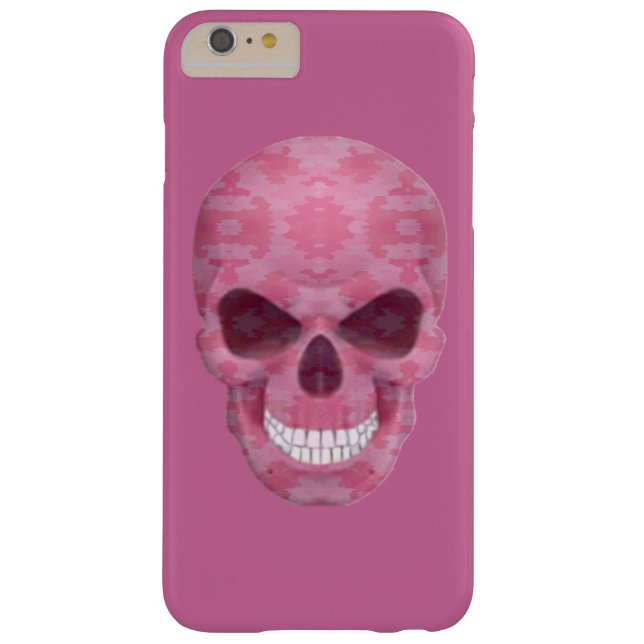 Camouflage rose Crâne iPhone 6 Coque (Dos)