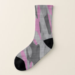 Camouflage rose et gris