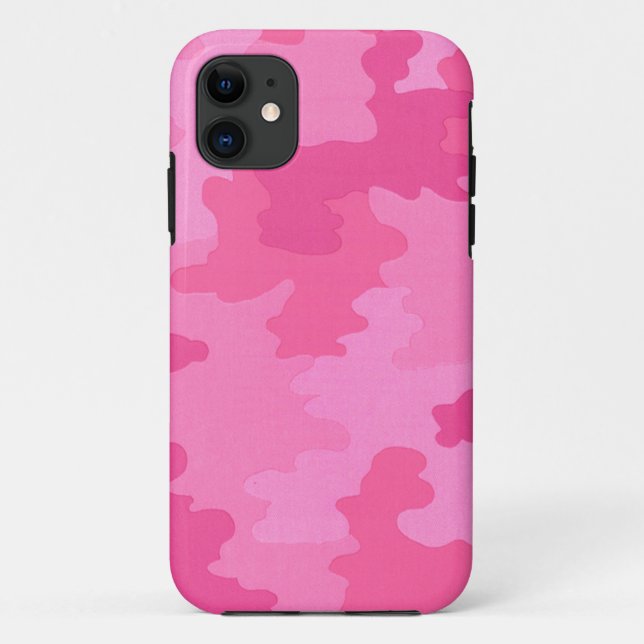 Camouflage rose foncé iPhone 5G Coque (Dos)