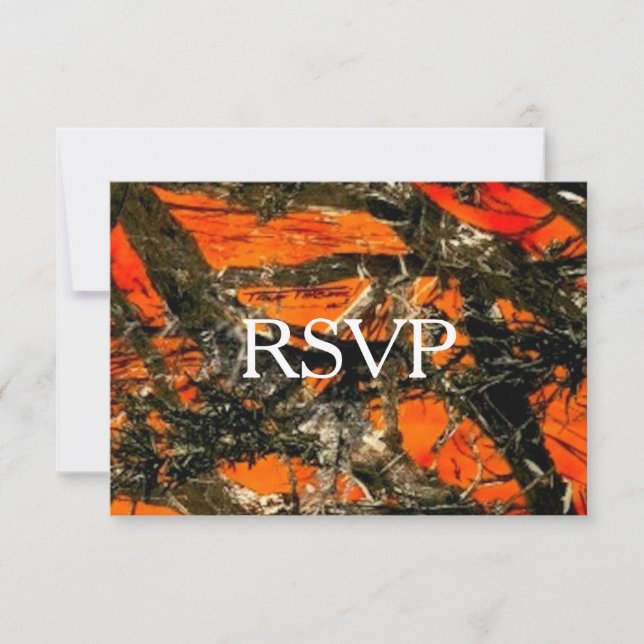 Camouflage RSVP Card (Front)