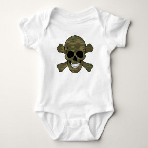 Camouflage Skull And Crossbones Creeper