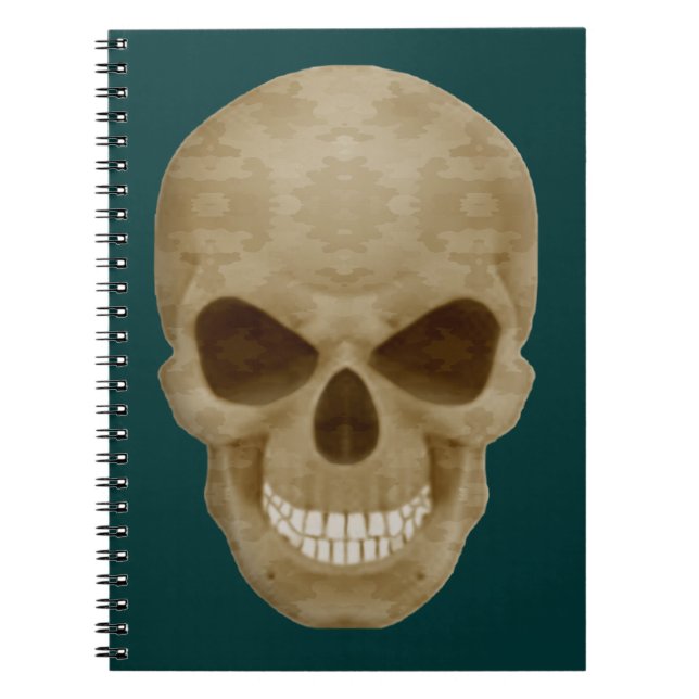 Camouflage Skull Notebook (Front)