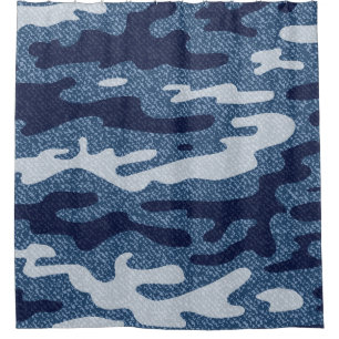 Camouflage Spotted Denim Jeans Pattern