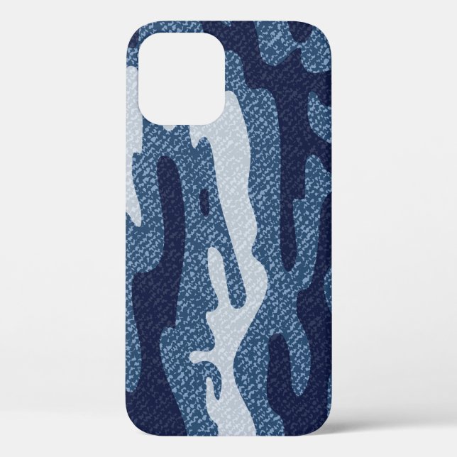 Camouflage Spotted Denim Jeans Pattern Case-Mate iPhone Case (Back)