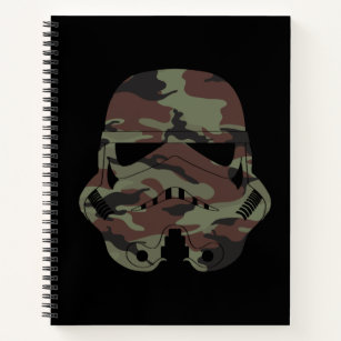 Camouflage Stormtrooper Helmet Notebook