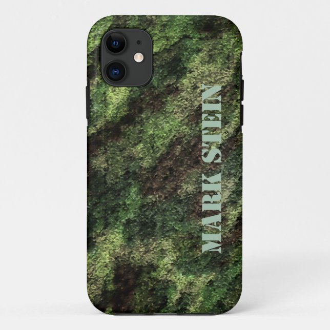 camouflage texture to personalize Case-Mate iPhone case (Back)