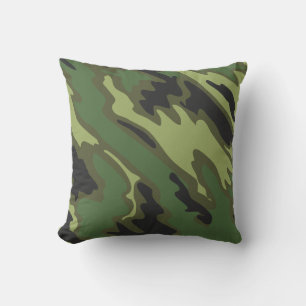 Camouflage Throw Pillow