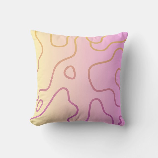 camouflage throw pillow (Front)