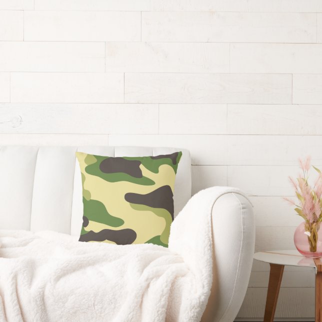Camouflage Throw Pillow (Couch)