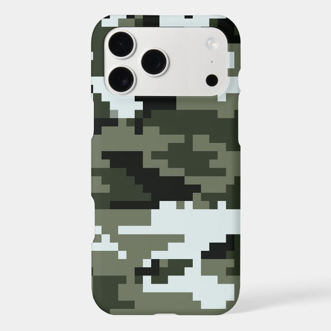 Camouflage urbain numérique à 8 bits / Camo (Verso)