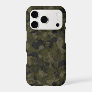 Camouflage Vert Foncé Abstrait