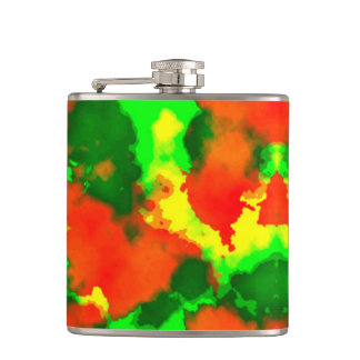 Camouflage Vinyl Wrapped Flask