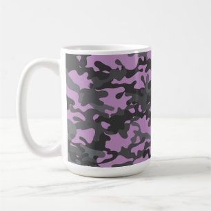 Camouflage Violet Coupe de Voyage Café Mug