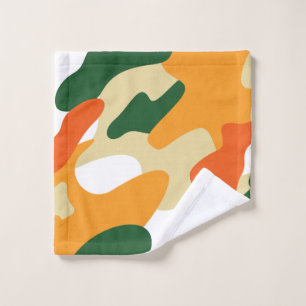 camouflage wash cloth