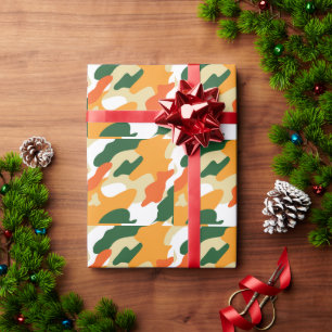 camouflage wrapping paper
