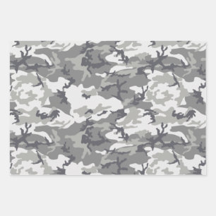 Camouflage wrapping paper, Urban Camouflage Wrap Paper Sheet