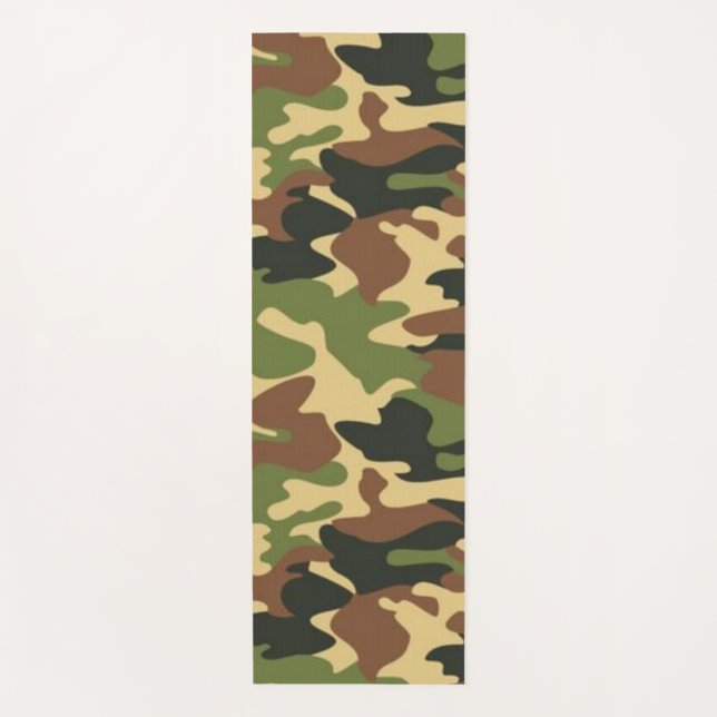 camouflage yoga mat (Front)