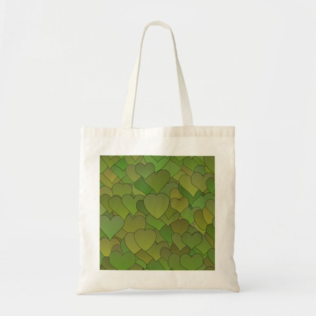 Camouflaged Hearts Bag (Front)