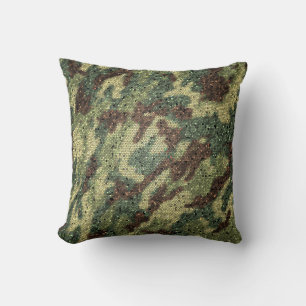 camouflages ~ décor throw pillow