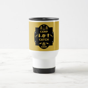 Camp And Catch Fishing Travel Mug
