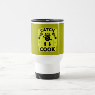 Camp And Catch Fishing Travel Mug