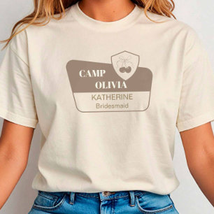 Camp Bach Bridesmaid Proposal Wedding Party Group T-Shirt