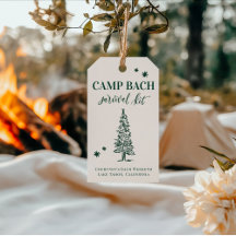 CAMP BACH- Last Trail before the veil Gift Tag