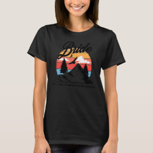 Camp Bachelorette Bride Rustic Outdoor Wedding Par T-Shirt