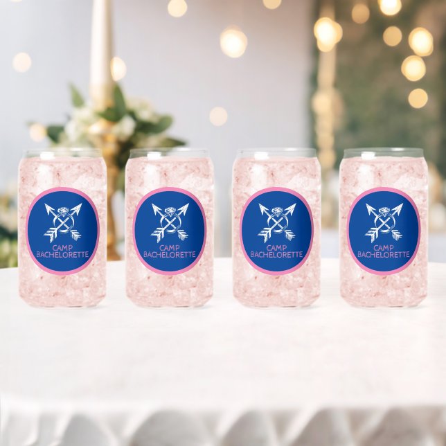 Camp Bachelorette Can Glass (Insitu (Wedding))