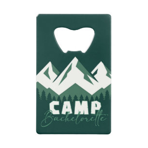 Camp Bachelorette Credit Card Bottle Opener