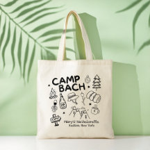 Camp Bachelorette Custom Bachelorette Tote Bag