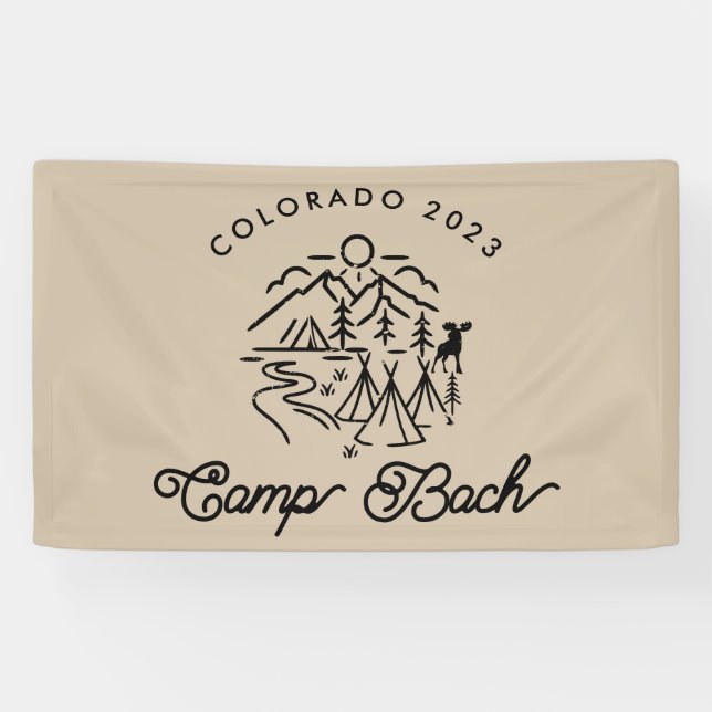 Camp Bachelorette Custom Banner (Horizontal)