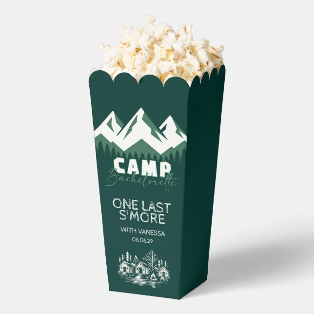 Camp Bachelorette Favor Box (Popped)