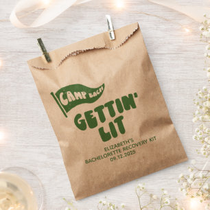 Camp Bachelorette Gettin' Lit Recovery Kit Favour Bag