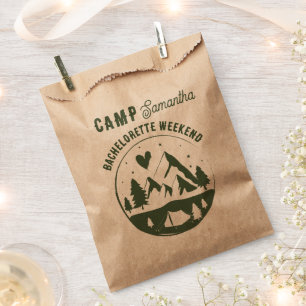 Camp Bachelorette Party Camping Bach Weekend Favour Bag