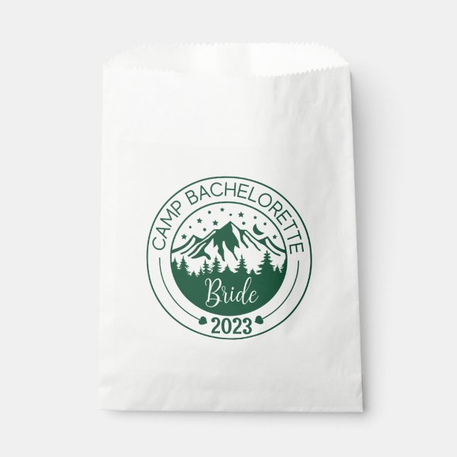 Camp Bachelorette Party Cute Favour Bags (Front)
