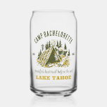 Camp Bachelorette Party Girls Camping Trip Custom Can Glass<br><div class="desc">Experience Adventure with Camp Bachelorette Party Custom Gifts! Gear up for an unforgettable bachelorette party that blends outdoor excitement with personalized style. This custom merchandise is the perfect addition to your camp-themed celebration, adding a touch of elegance and individuality to your bach trip. Elevate your camping experience with this custom...</div>