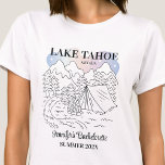 Camp Bachelorette Party Girls Trip Camping Custom T-Shirt<br><div class="desc">Experience Adventure with Camp Bachelorette Party Custom T-Shirts! Gear up for an unforgettable bachelorette party that blends outdoor excitement with personalized style. This custom t-shirts is the perfect addition to your camp-themed celebration, adding a touch of elegance and individuality to your bach trip. Elevate your camping experience with our custom...</div>