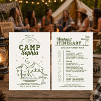 Camp Bachelorette Party Itinerary Camping